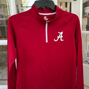 Alabama dry-fit 3/4 zip long sleeve Tshirt